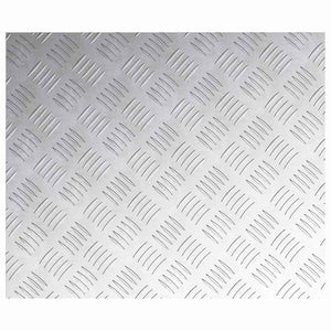 Treppenstufen Rechtwinklig Silber 60x50cm, 4er Set