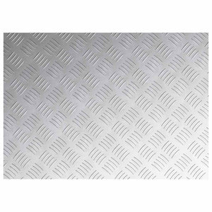 Treppenstufen Silber 70x50cm 2er Set