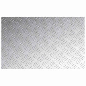 Treppenstufen Silber 80x50cm 4er Set