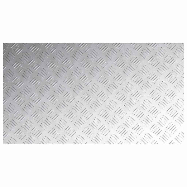Aluminium Treppenstufen Silber 90x50cm 2er Set