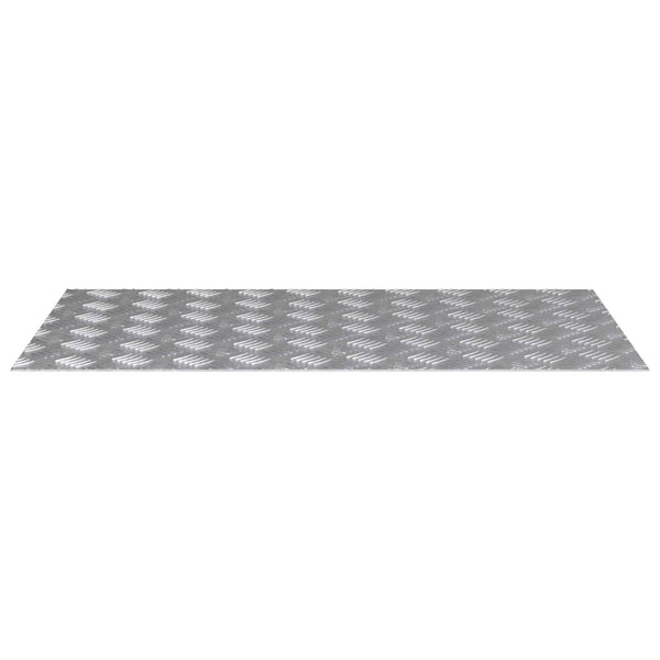 Treppenstufen Aluminium Silber 90x50cm 4er Set