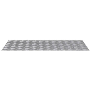 Treppenstufen Rechtwinklig Silber 100x50cm 2er Set