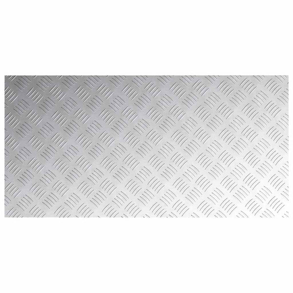 Treppenstufen Rechtwinklig Silber 100x50cm 2er Set