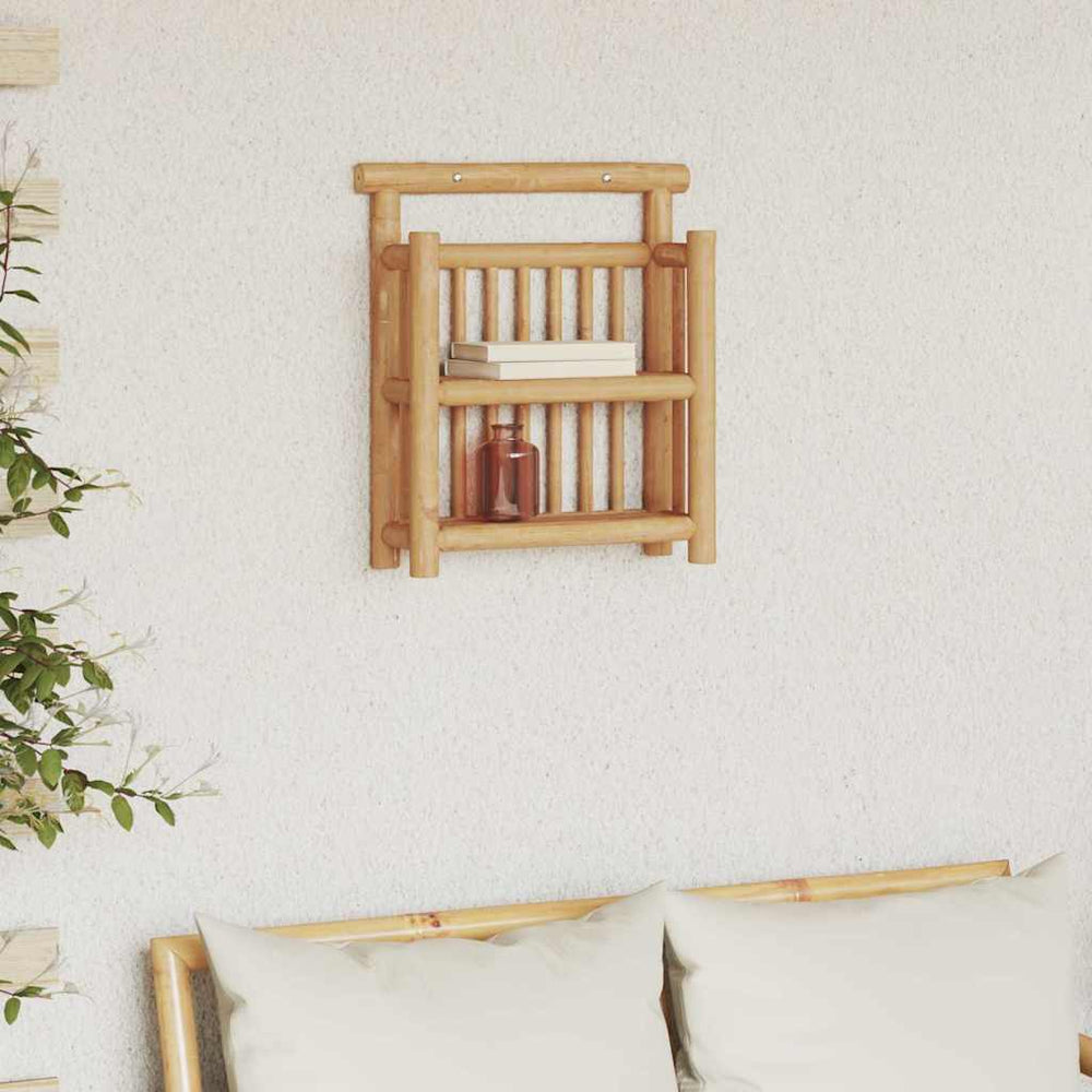 Wandregal Bambus Natur 40x13x44 cm