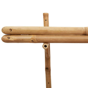 Wandregal Braun Bambus 39x26x60cm