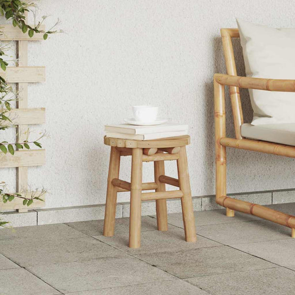 Bambus Hocker Natur 30x30x36 cm