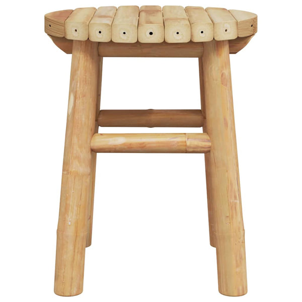 Bambus Hocker Natur 30x30x36 cm