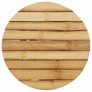 Bambus Hocker Natur 30x30x36 cm