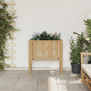 Bambus Hochbeet Braun 70x35x70cm