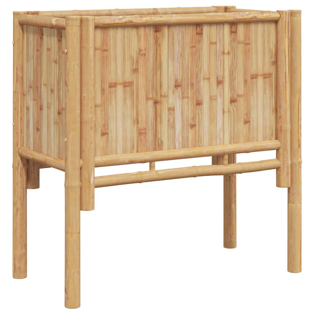 Bambus Hochbeet Braun 70x35x70cm