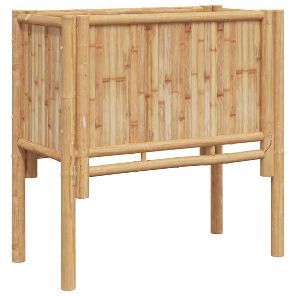 Bambus Hochbeet Braun 70x35x70cm