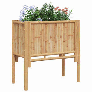Bambus Hochbeet Braun 70x35x70cm