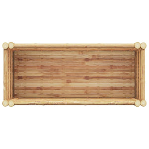 Bambus Hochbeet Braun 70x35x70cm