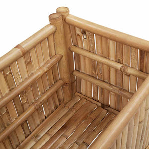 Hochbeet Braun Bambus 90x35x70cm