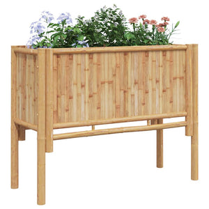 Hochbeet Braun Bambus 90x35x70cm