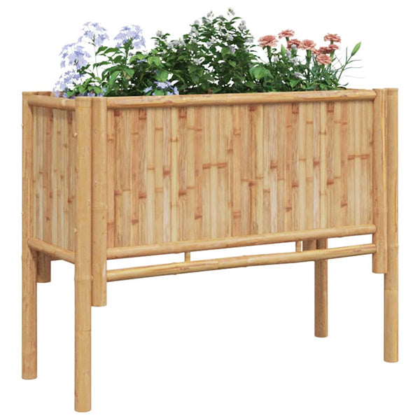 Hochbeet Braun Bambus 90x35x70cm