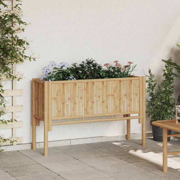 Hochbeet Braun Bambus 110 cm
