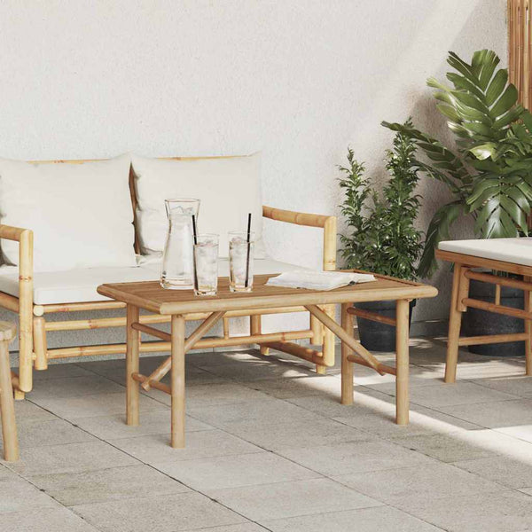 Couchtisch Braun Bambus 90x50 cm