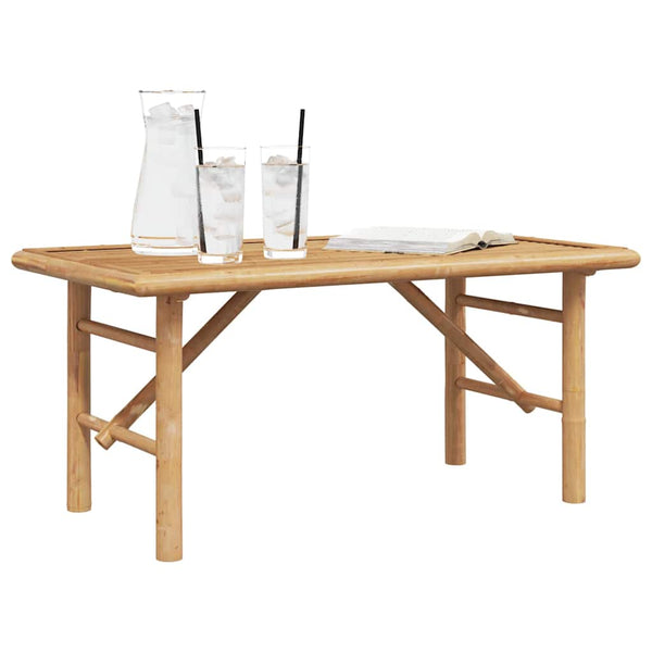 Couchtisch Braun Bambus 90x50 cm