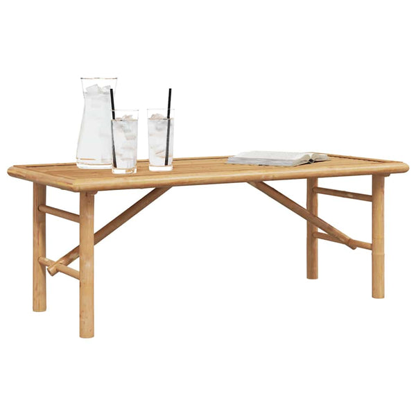 Couchtisch Bambus Braun 110cm