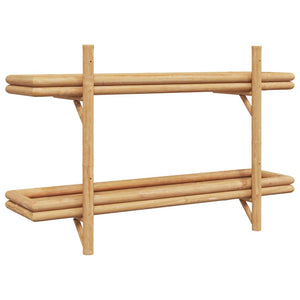 Wandregal Braun Bambus 100cm