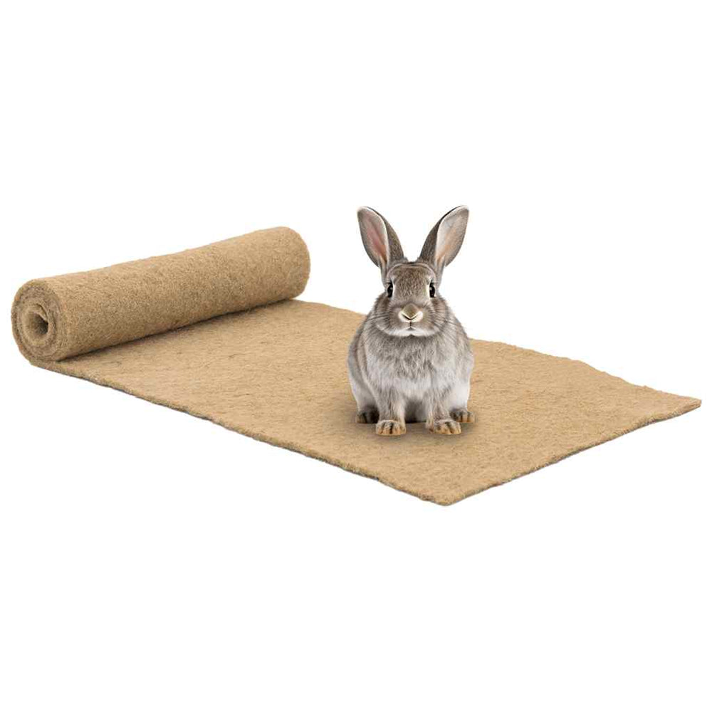 vidaXL Rodent Mat Hemp 0.5x1 m 5 mm