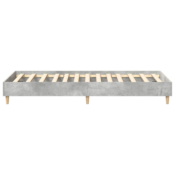 Bettrahmen Beton Grau 203x93 cm