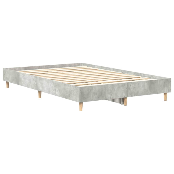 Bettrahmen Beton Grau 193x123 cm