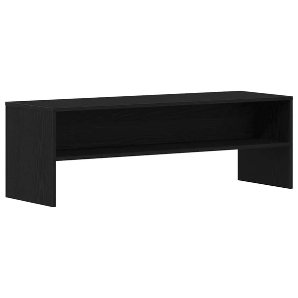 TV-Schrank Schwarz Eichen-Optik 120 cm