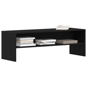 TV-Schrank Schwarz Eichen-Optik 120 cm