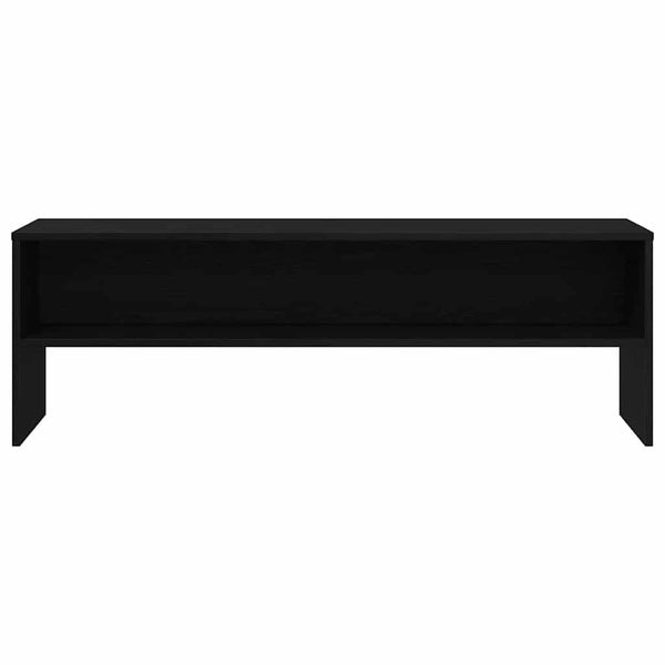 TV-Schrank Schwarz Eichen-Optik 120 cm