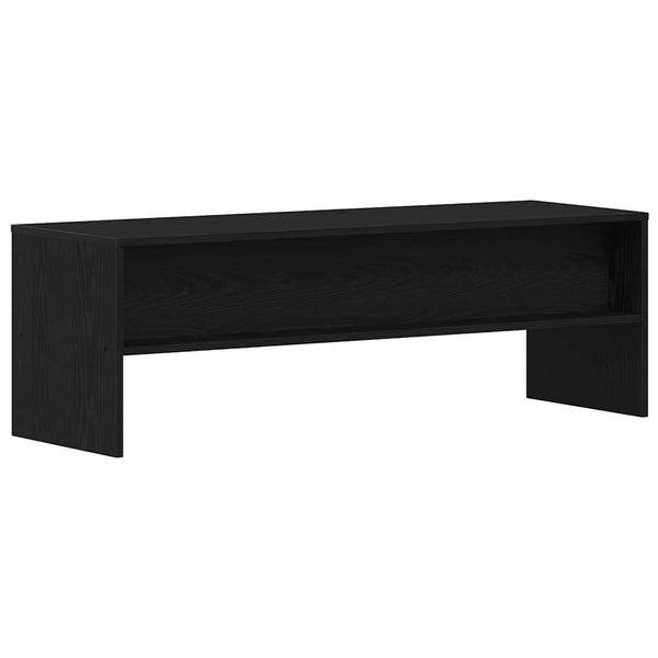 TV-Schrank Schwarz Eichen-Optik 120 cm