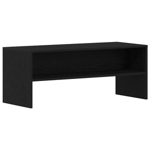 TV-Schrank Schwarz Eichen-Optik 100 cm