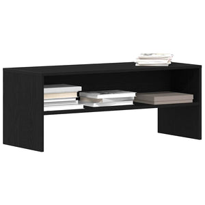 TV-Schrank Schwarz Eichen-Optik 100 cm