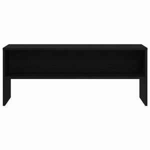 TV-Schrank Schwarz Eichen-Optik 100 cm