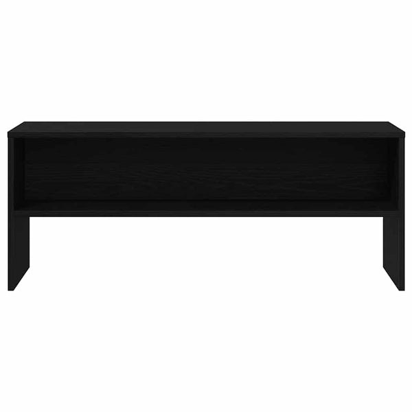 TV-Schrank Schwarz Eichen-Optik 100 cm