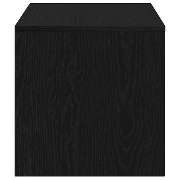 TV-Schrank Schwarz Eichen-Optik 100 cm