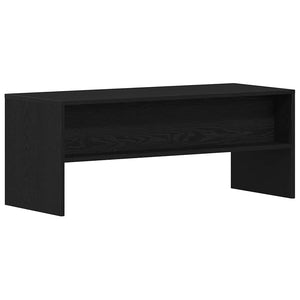 TV-Schrank Schwarz Eichen-Optik 100 cm