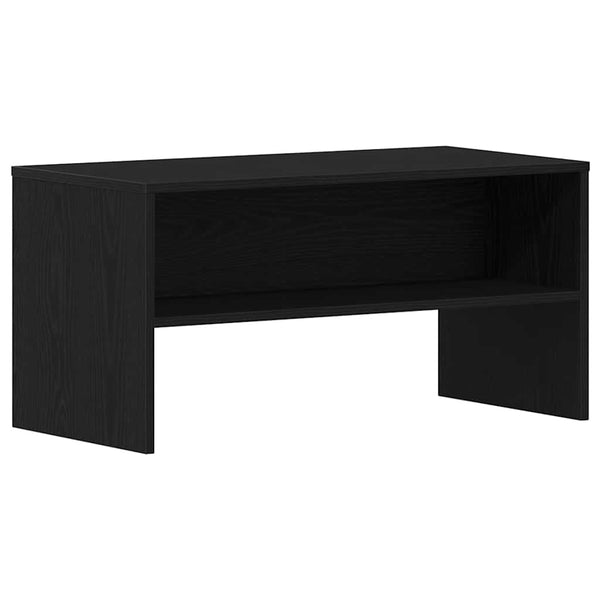 TV-Schrank Schwarz Eiche-Optik 80 cm