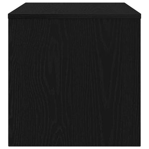 TV-Schrank Schwarz Eiche-Optik 80 cm