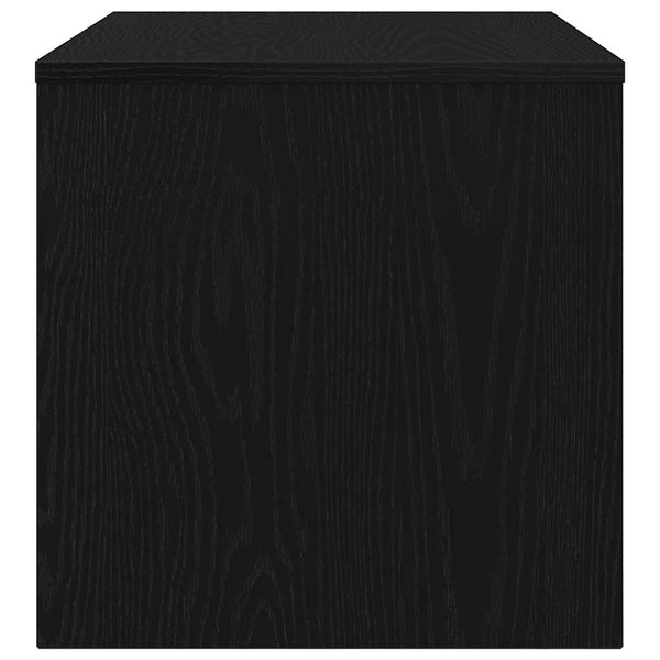 TV-Schrank Schwarz Eiche-Optik 80 cm