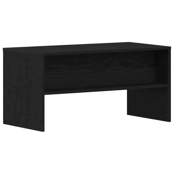 TV-Schrank Schwarz Eiche-Optik 80 cm