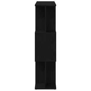 Bücherregal Schwarz Eichen-Optik 80x96 cm