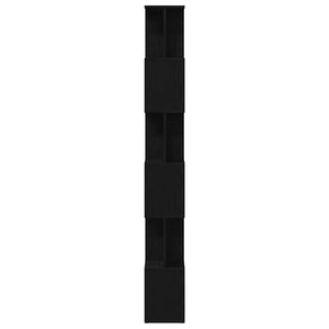 Bücherregal Schwarz Eiche 80x24x190,5 cm