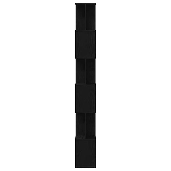 Bücherregal Schwarz Eiche 80x24x190,5 cm