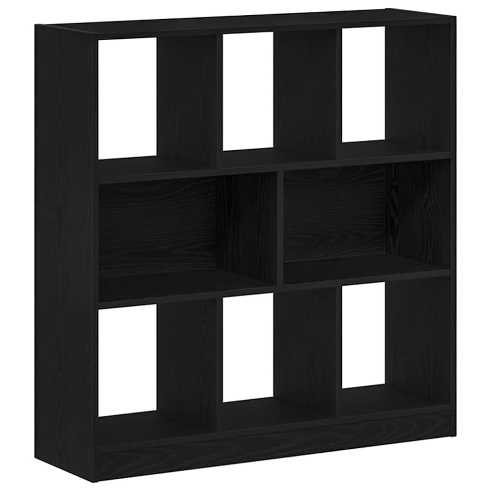 Bücherregal Schwarz Eichenoptik, 97,5 cm