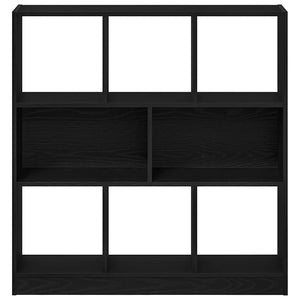 Bücherregal Schwarz Eichenoptik, 97,5 cm