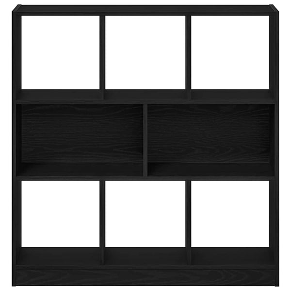 Bücherregal Schwarz Eichenoptik, 97,5 cm