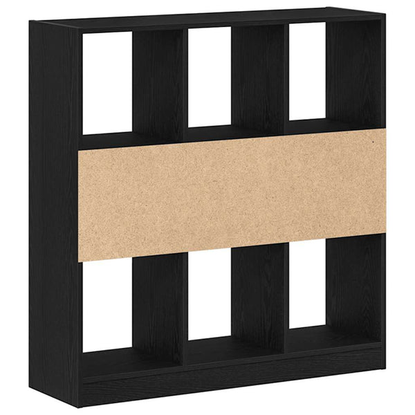 Bücherregal Schwarz Eichenoptik, 97,5 cm