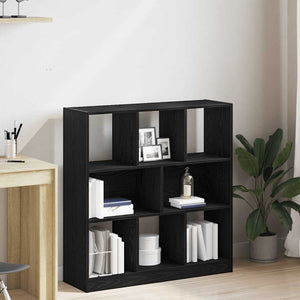 Bücherregal Schwarz Eichenoptik, 97,5 cm